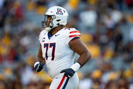 Arizona Wildcats offensive lineman Jordan Morgan (New York Giants and Jets draft target)