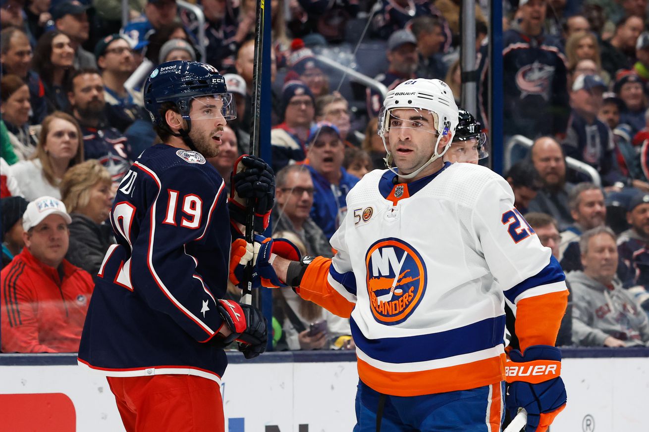 NHL: MAR 24 Islanders at Blue Jackets