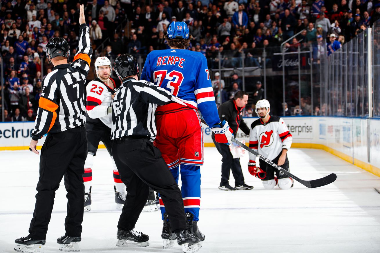 New Jersey Devils v New York Rangers