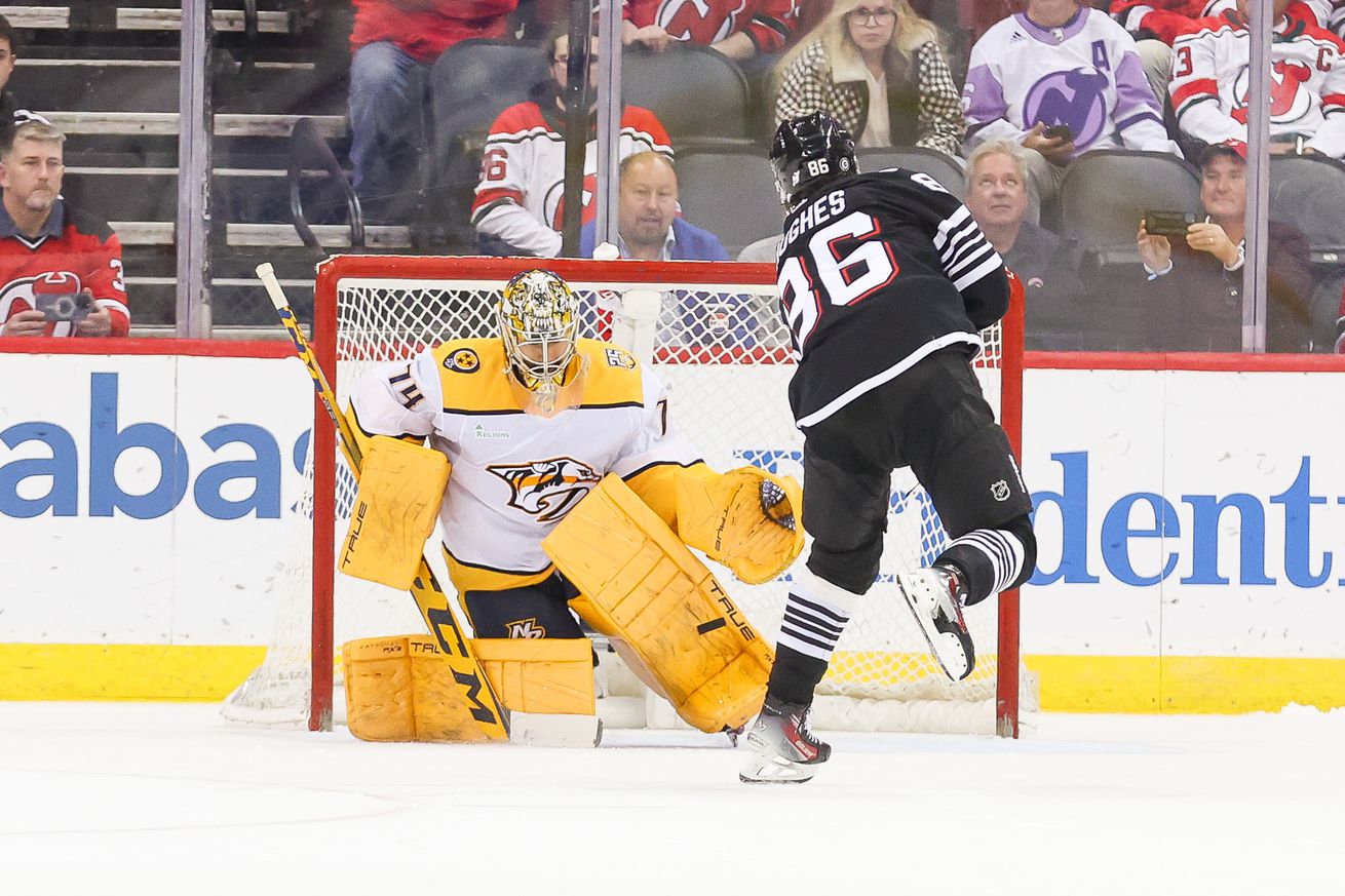 NHL: APR 07 Predators at Devils