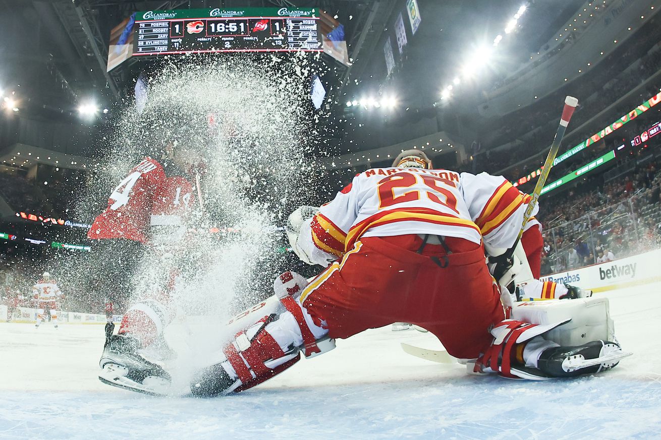 Calgary Flames v New Jersey Devils