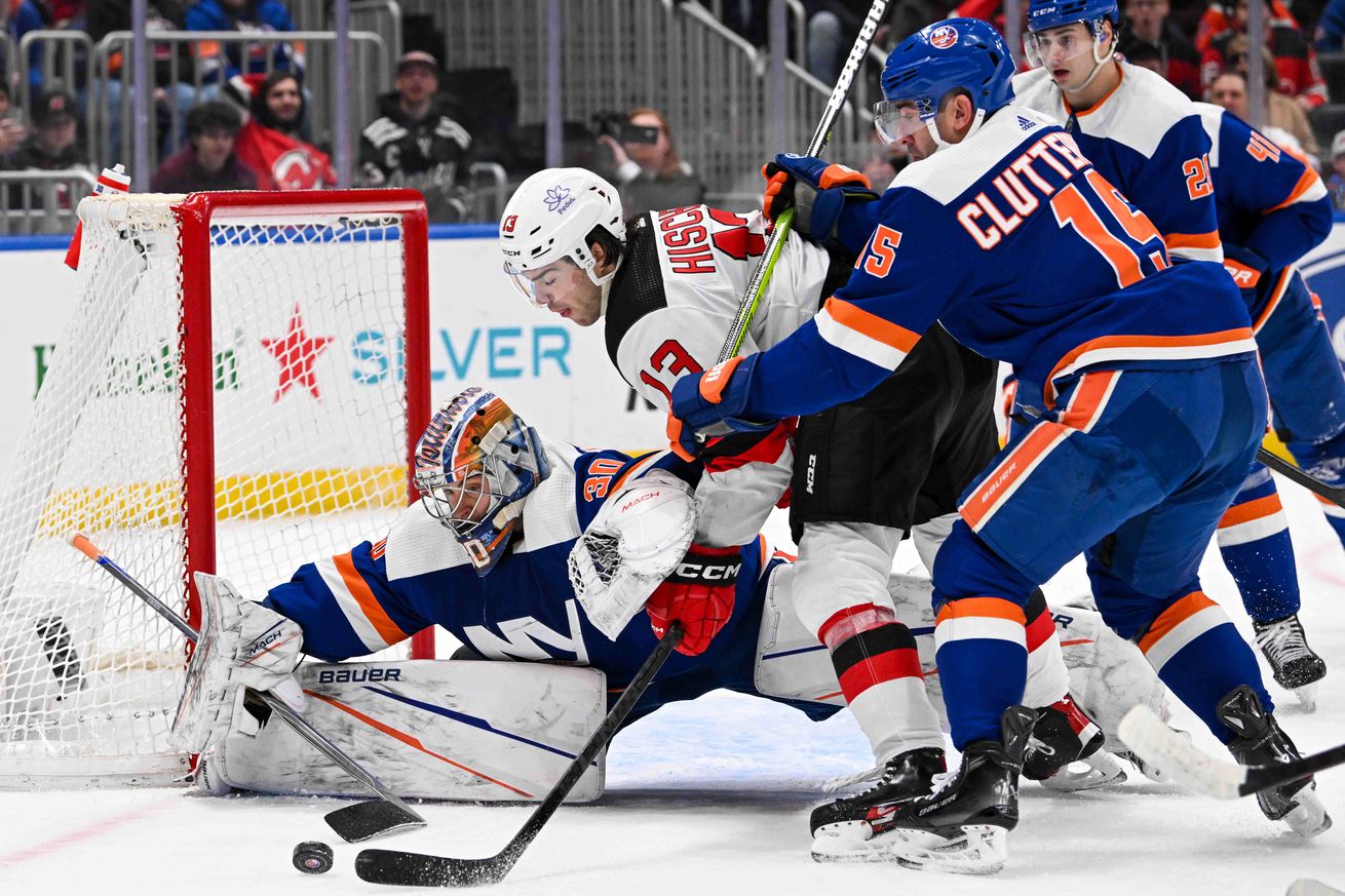 NHL: New Jersey Devils at New York Islanders