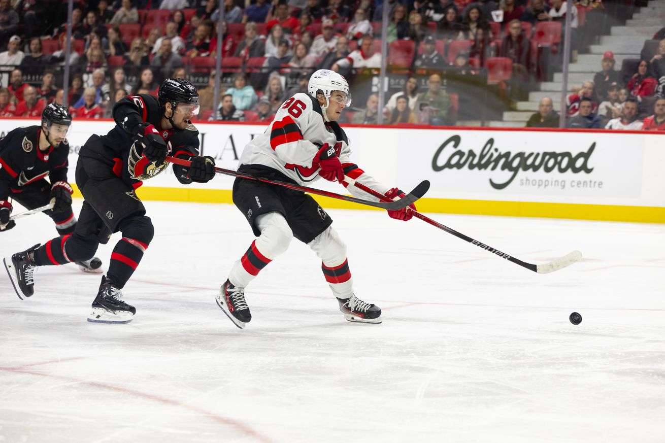 NHL: APR 06 Devils at Senators