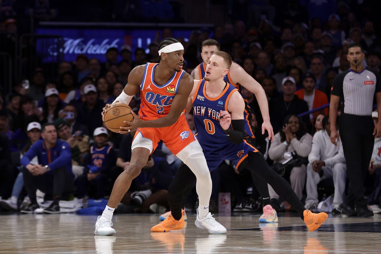 Oklahoma City Thunder v New York Knicks