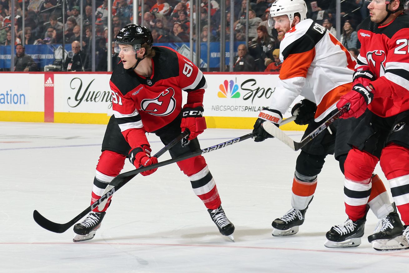 New Jersey Devils v Philadelphia Flyers