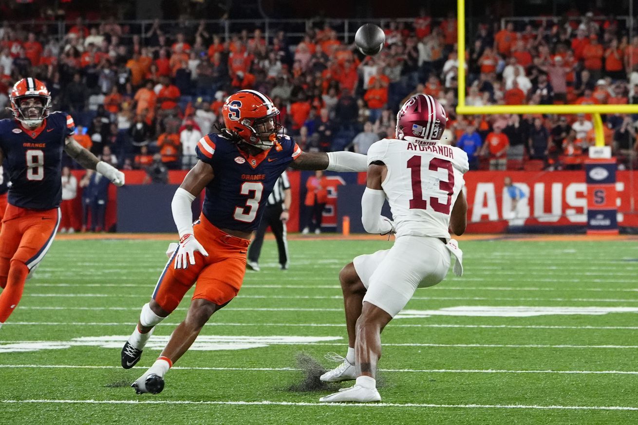 COLLEGE FOOTBALL: SEP 20 Stanford at Syracuse