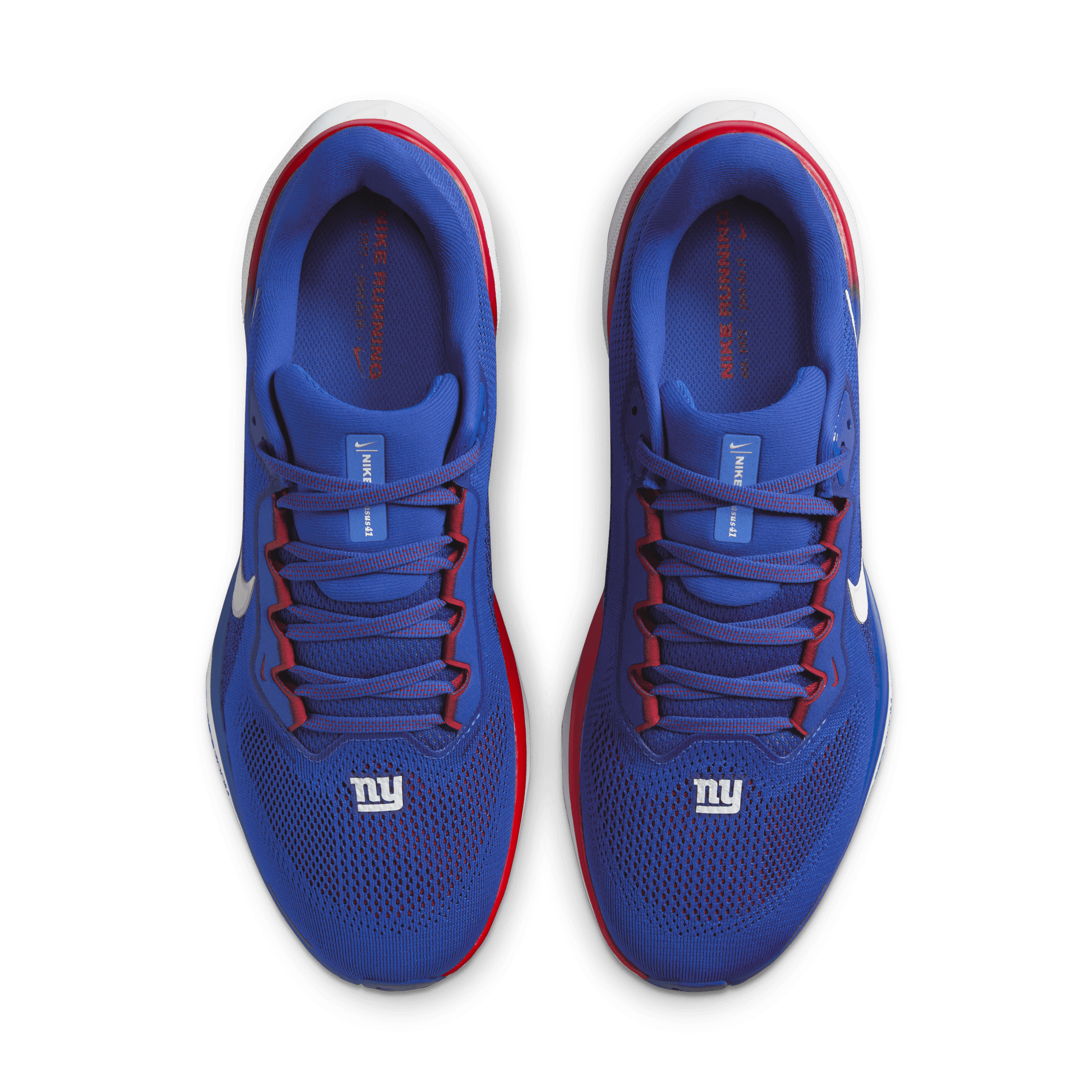 New York Giants Nike 2024 Air Pegasus 41 running shoes