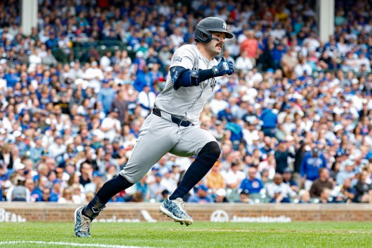 MLB: New York Yankees at Chicago Cubs, austin wells