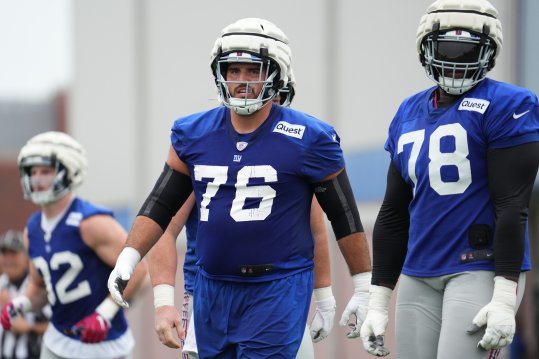 NFL: New York Giants Training Camp, jon runyan