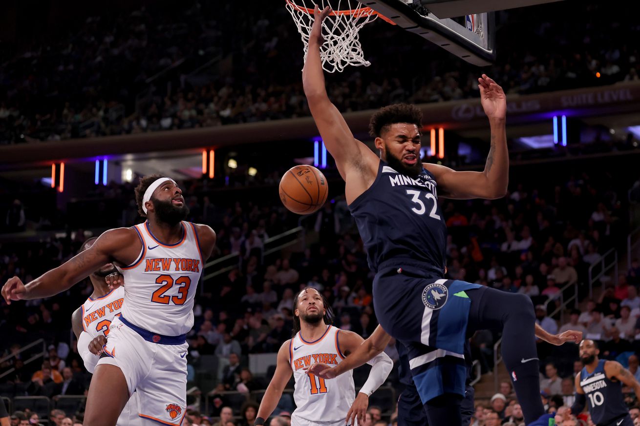 NBA: Preseason-Minnesota Timberwolves at New York Knicks