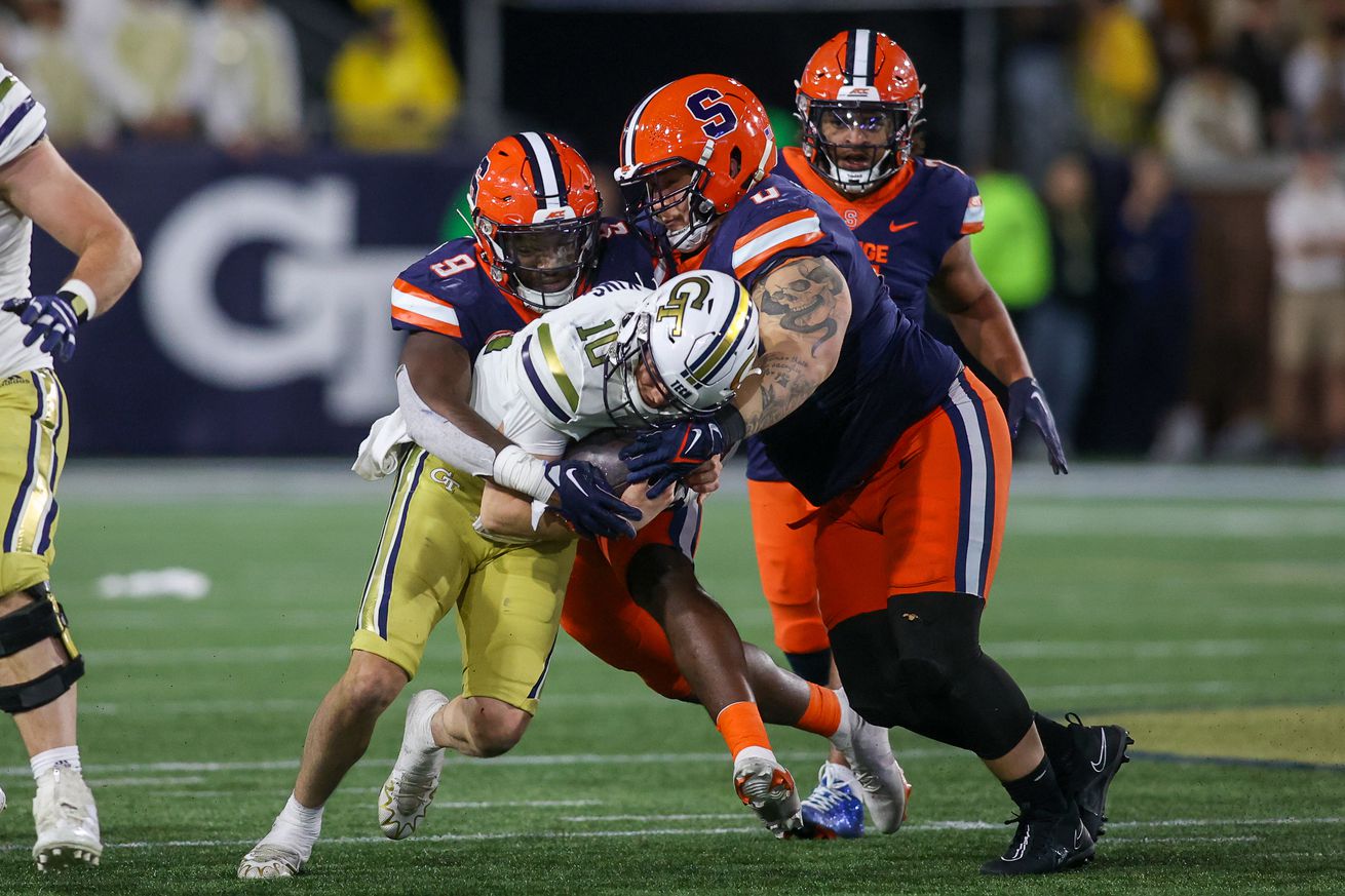 NCAA Football: Syracuse at Georgia Tech