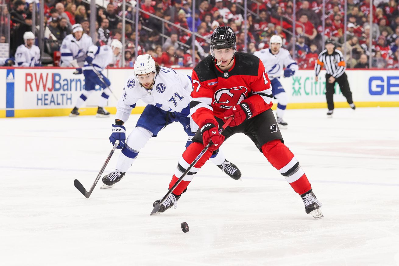 NHL: FEB 25 Lightning at Devils