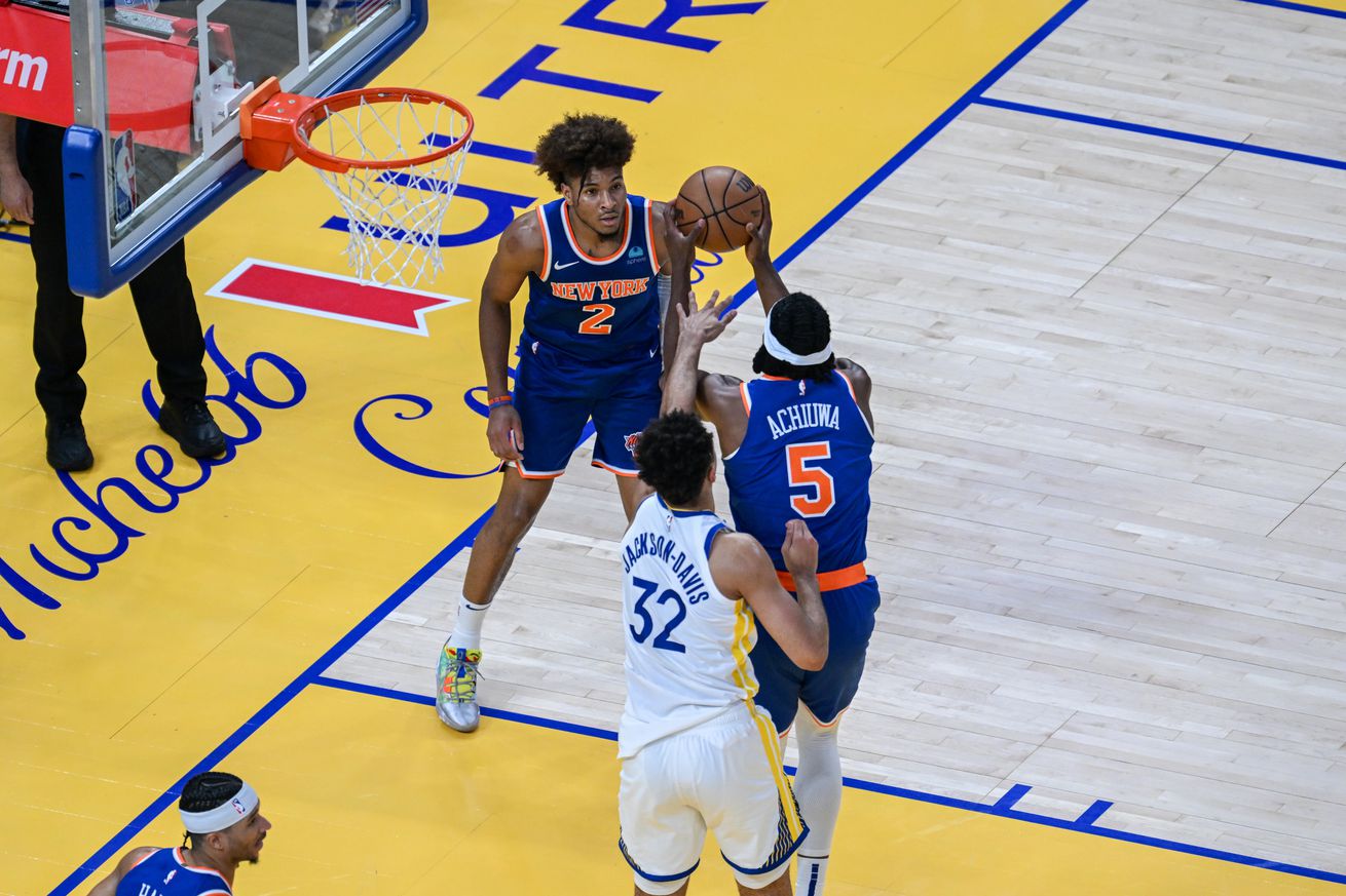 NBA : New York Knicks vs Golden Gate Warriors in San Francisco