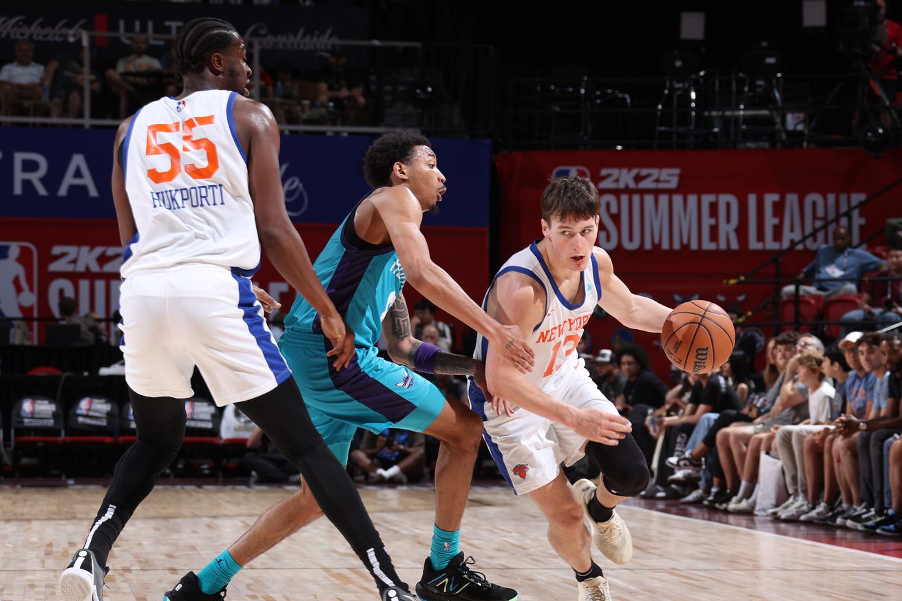 2024 NBA Summer League - Charlotte Hornets v New York Knicks