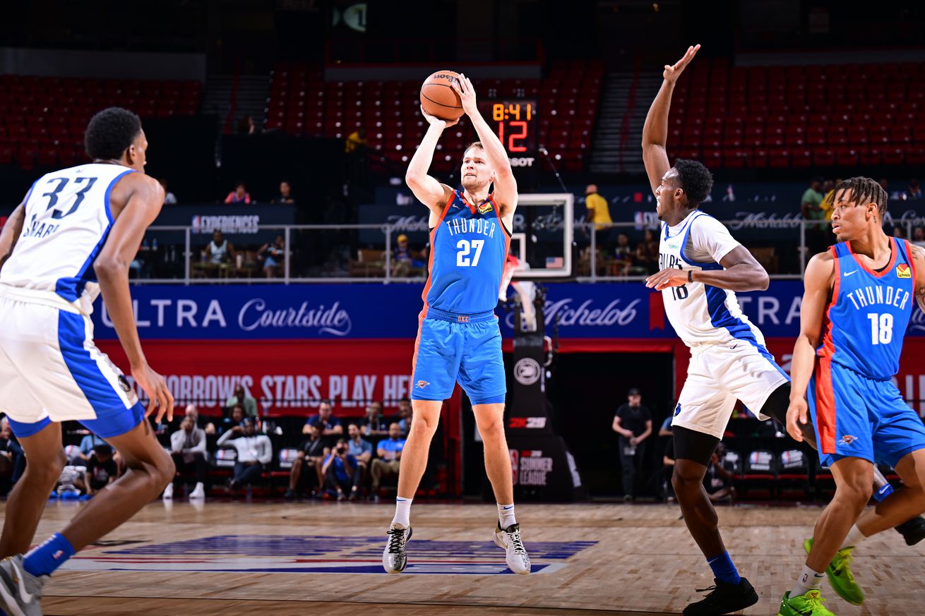 2024 NBA Summer League - Oklahoma City Thunder v Dallas Mavericks