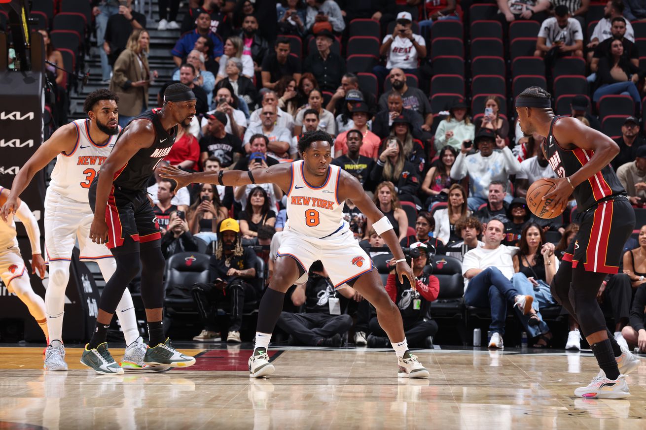 New York Knicks v Miami Heat