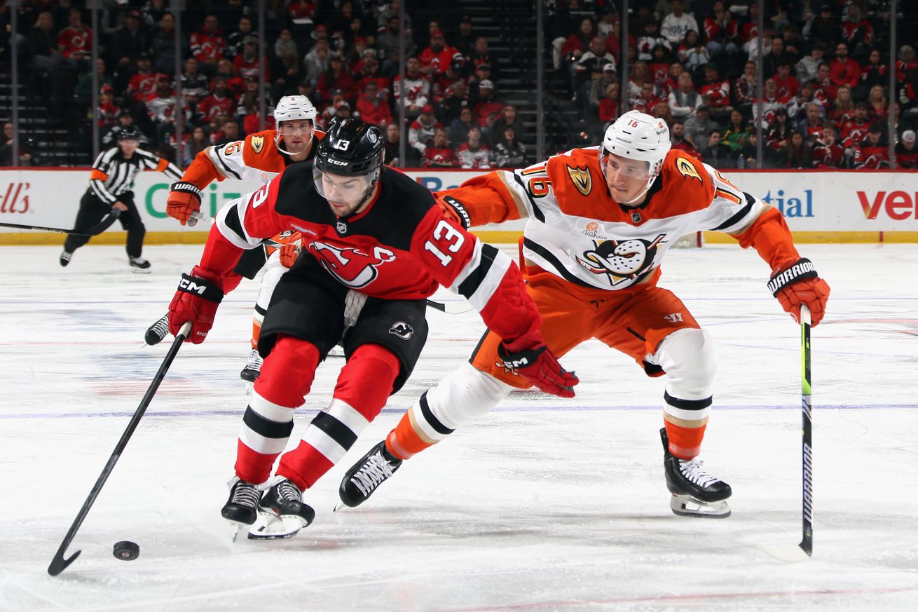 Anaheim Ducks v New Jersey Devils