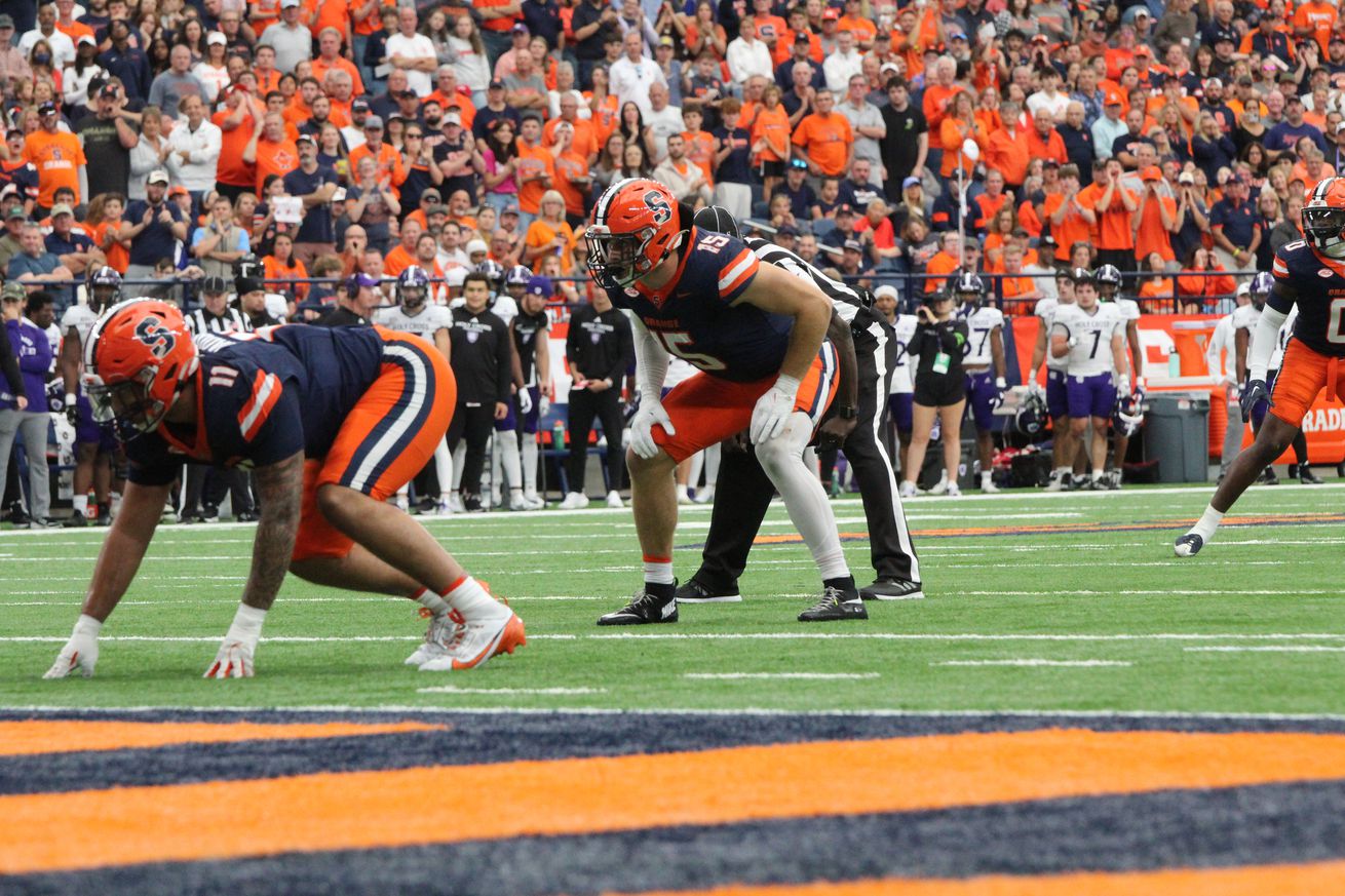 The Syracuse defense digs in