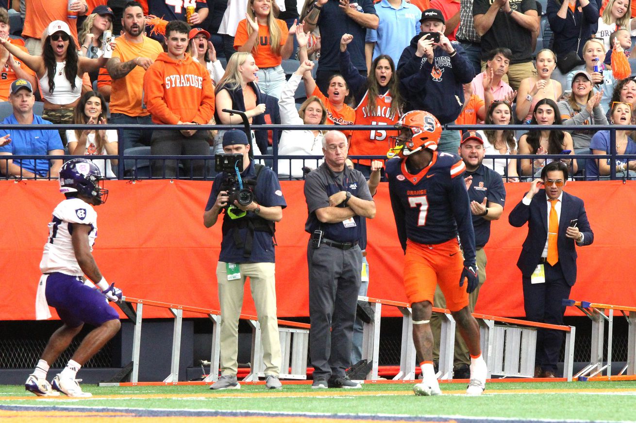 Jackson Meeks celebrates a big play