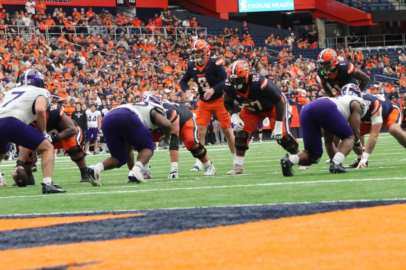 The Syracuse Orange offense in the red zone