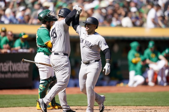 MLB: New York Yankees at Oakland Athletics, jasson dominguez