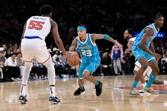 NBA: Preseason-Charlotte Hornets at New York Knicks, ariel hukporti