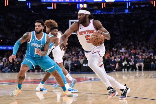 NBA: Preseason-Charlotte Hornets at New York Knicks, precious achiuwa