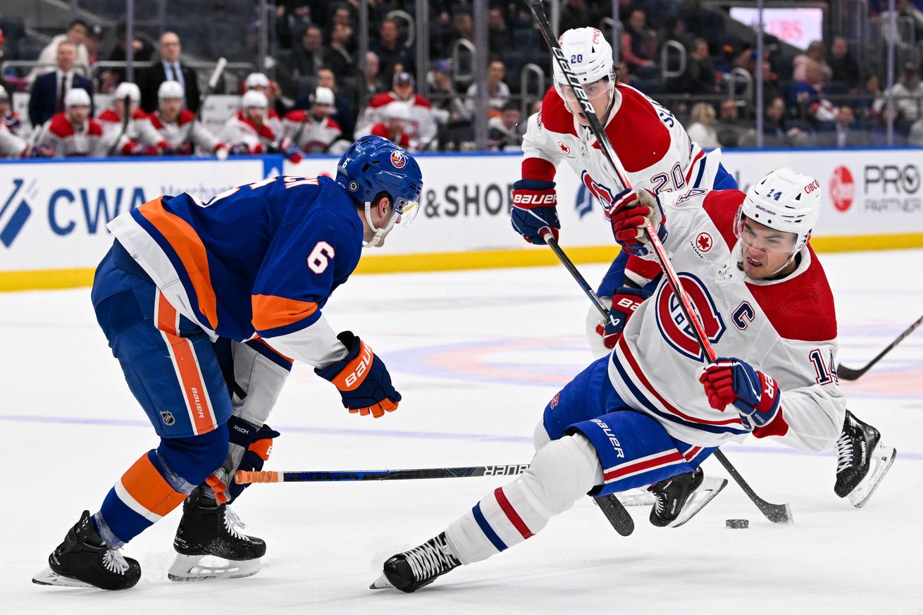 NHL: Montreal Canadiens at New York Islanders