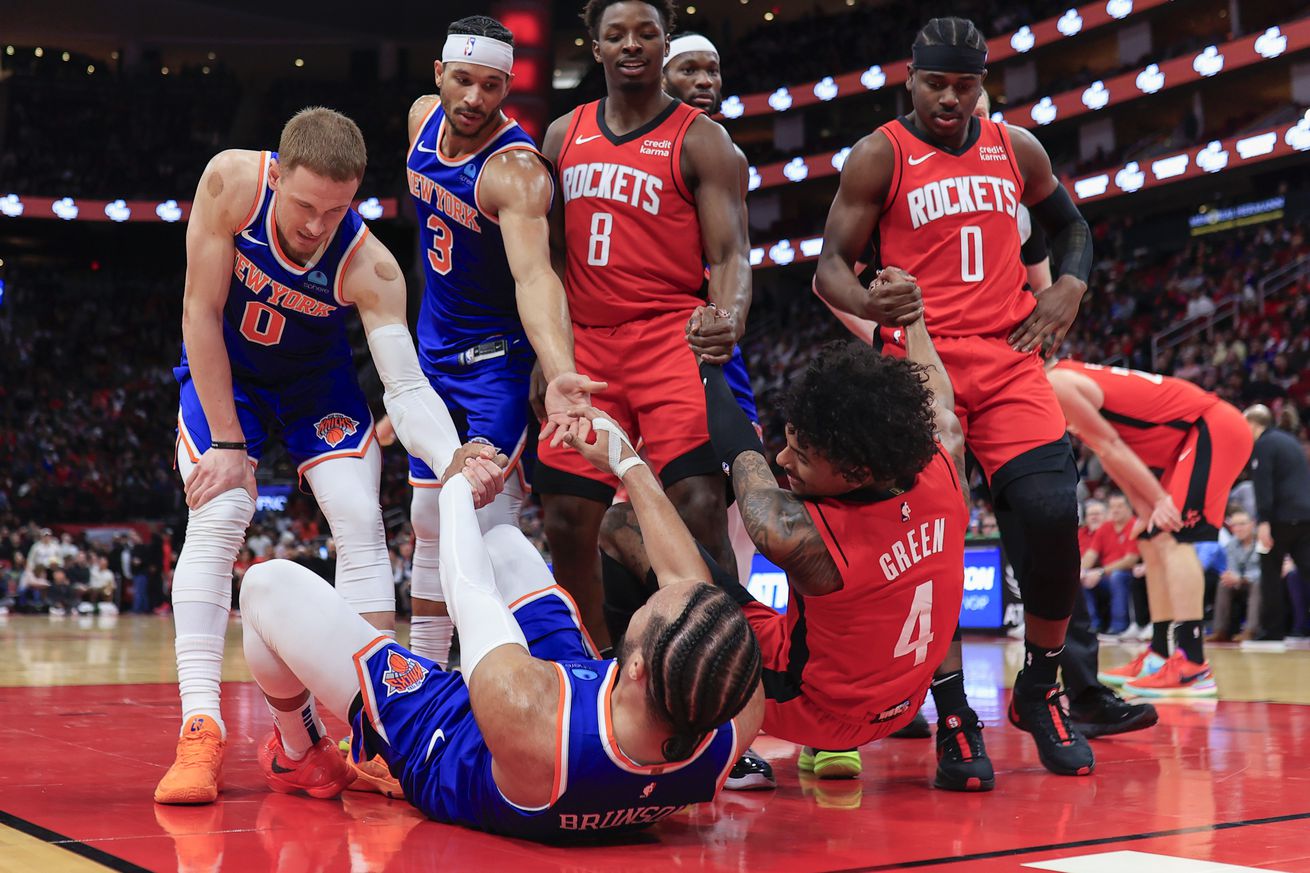 New York Knicks v Houston Rockets