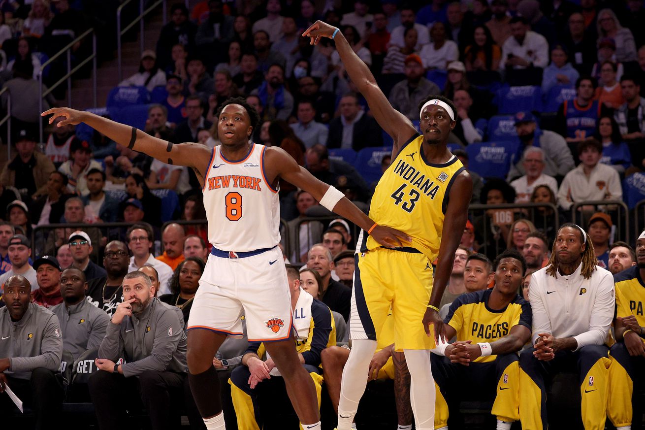 Indiana Pacers v New York Knicks