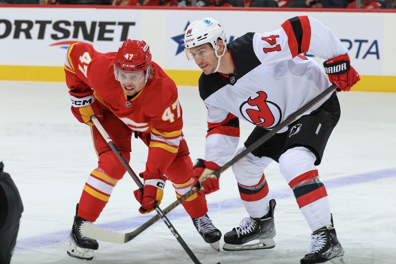 New Jersey Devils v Calgary Flames