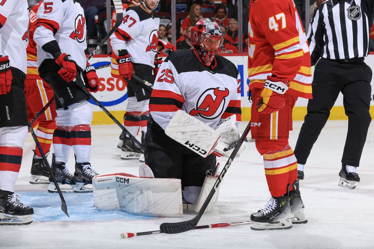 New Jersey Devils v Calgary Flames