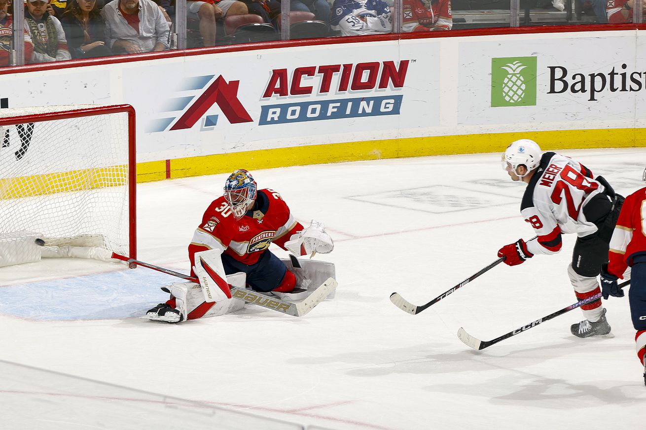 New Jersey Devils v Florida Panthers