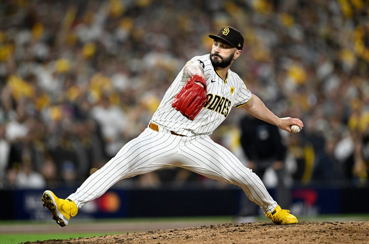 MLB: NLDS-Los Angeles Dodgers at San Diego Padres, yankees, tanner scott