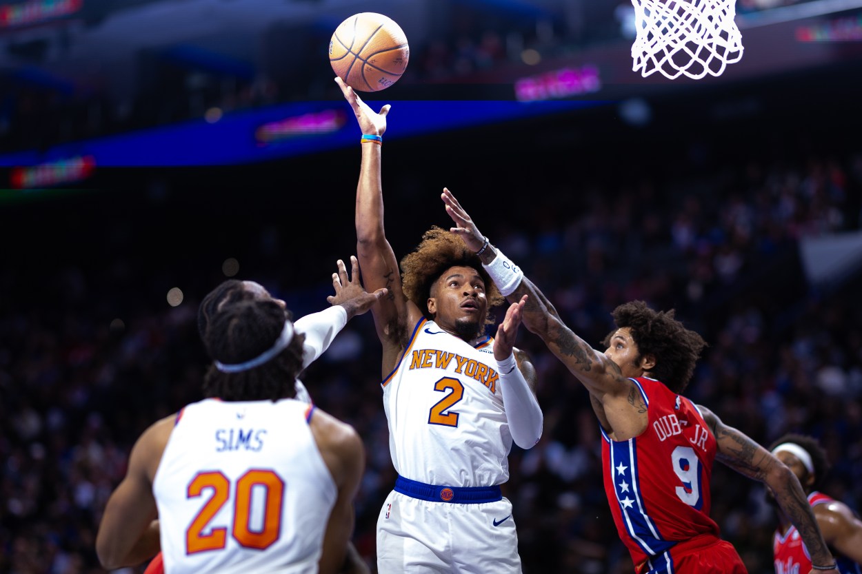 NBA: New York Knicks at Philadelphia 76ers