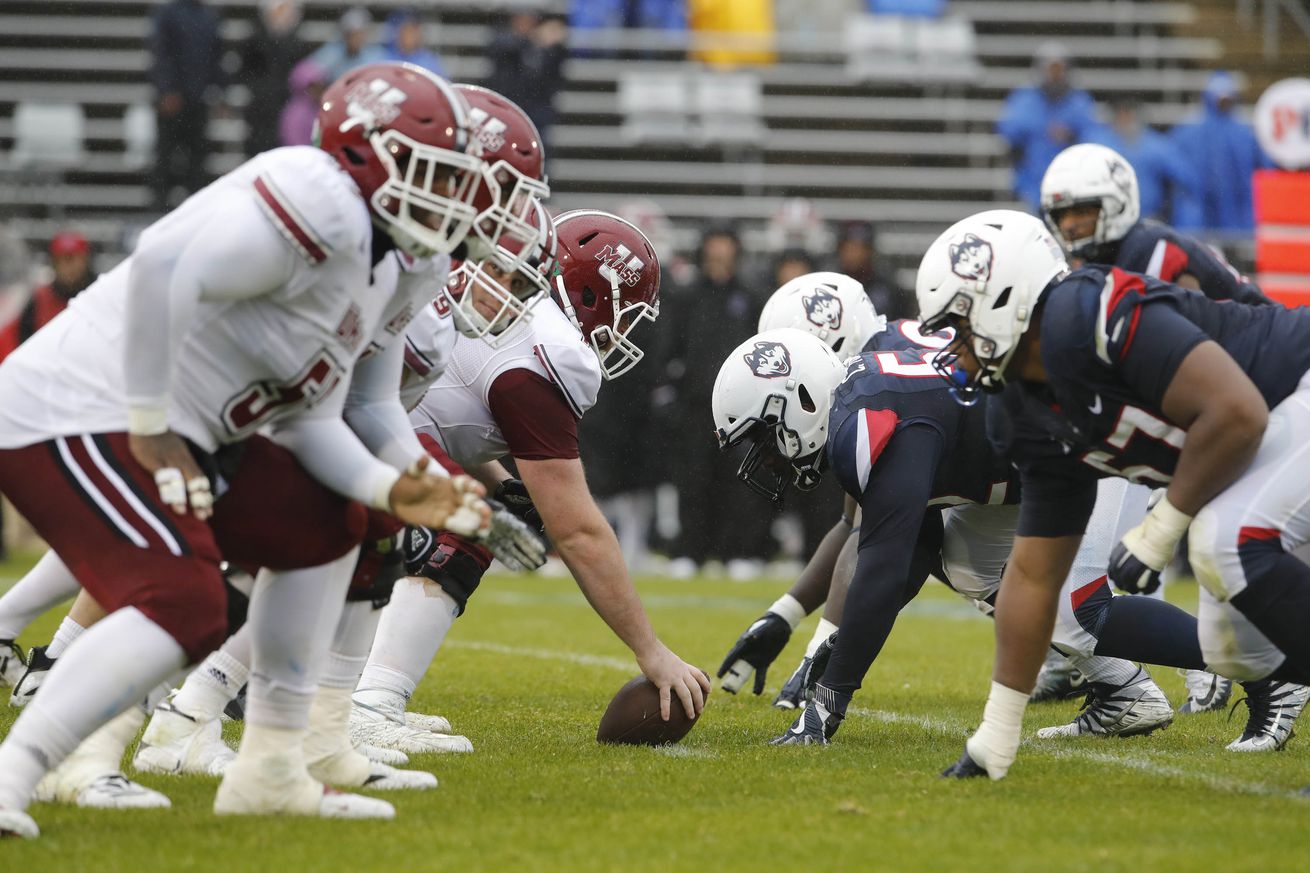 NCAA Football: Massachusetts at Connecticut