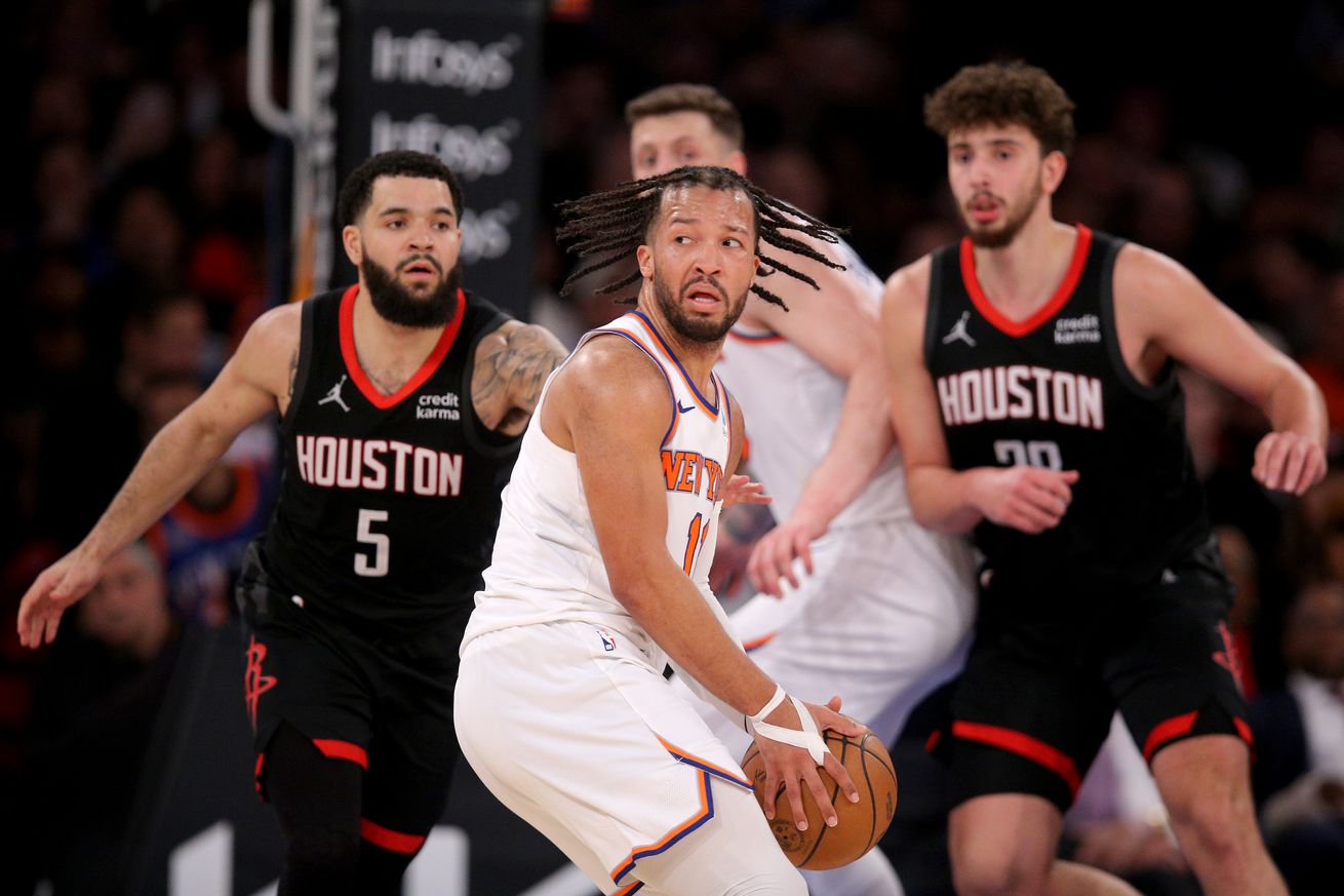 NBA: Houston Rockets at New York Knicks