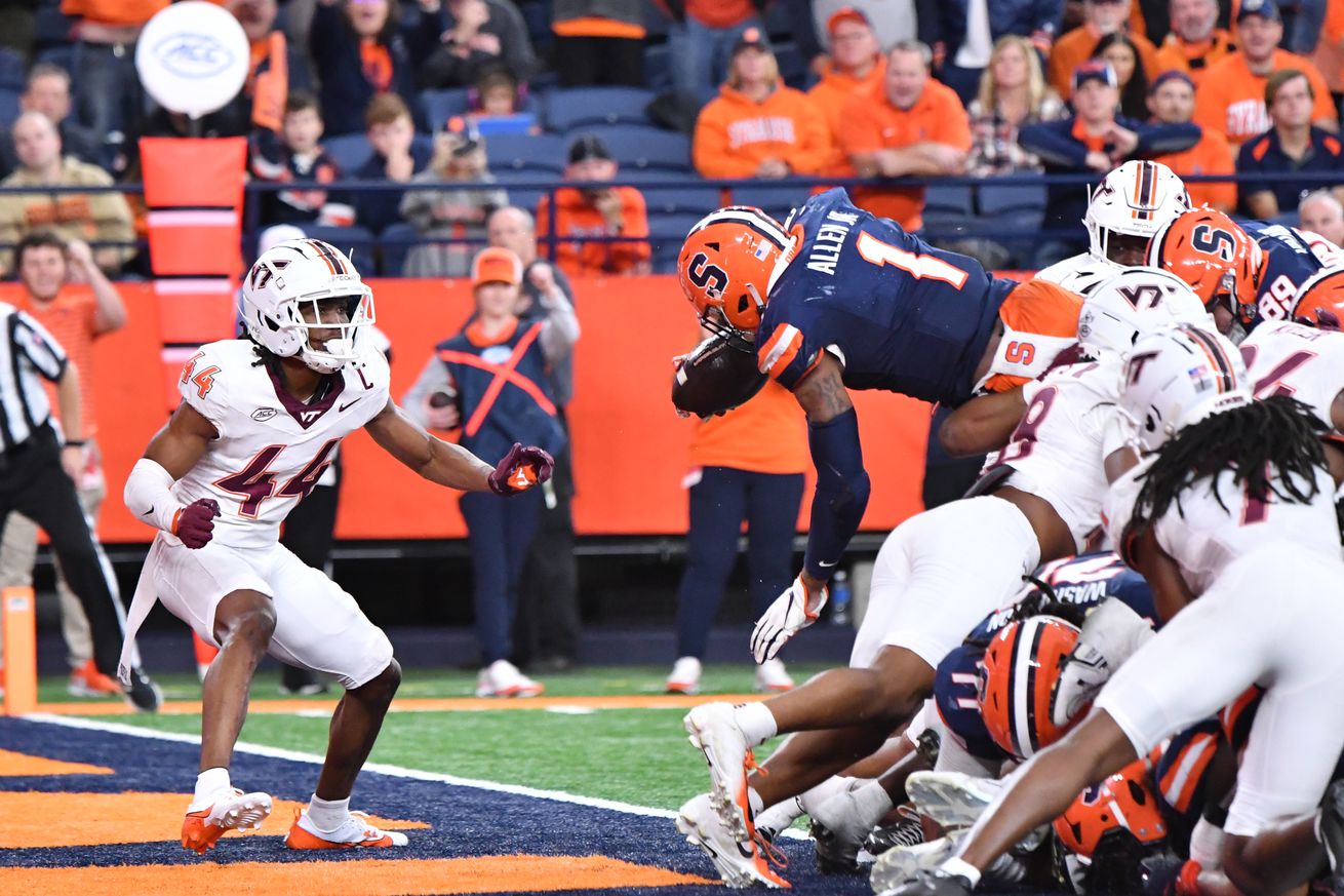 NCAA Football: Virginia Tech at Syracuse