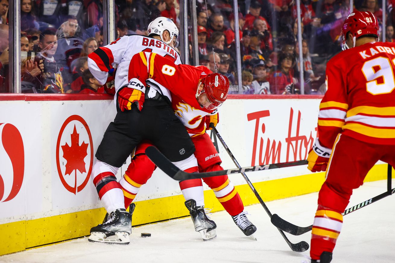 NHL: New Jersey Devils at Calgary Flames