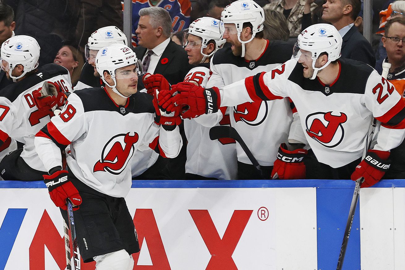 NHL: New Jersey Devils at Edmonton Oilers