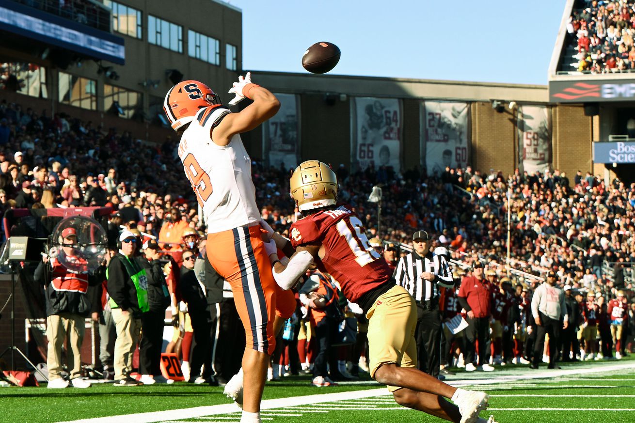 NCAA Football: Syracuse at Boston College