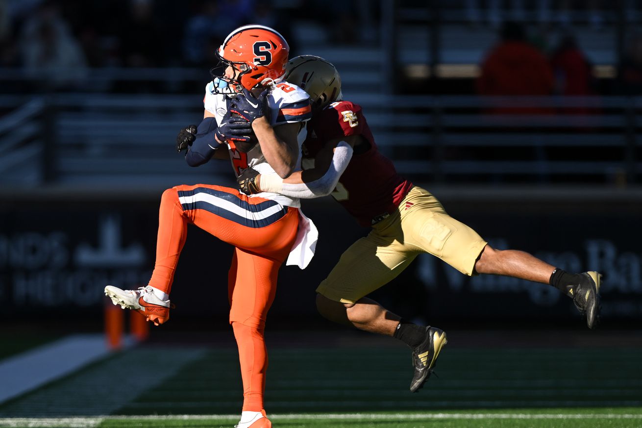 NCAA Football: Syracuse at Boston College