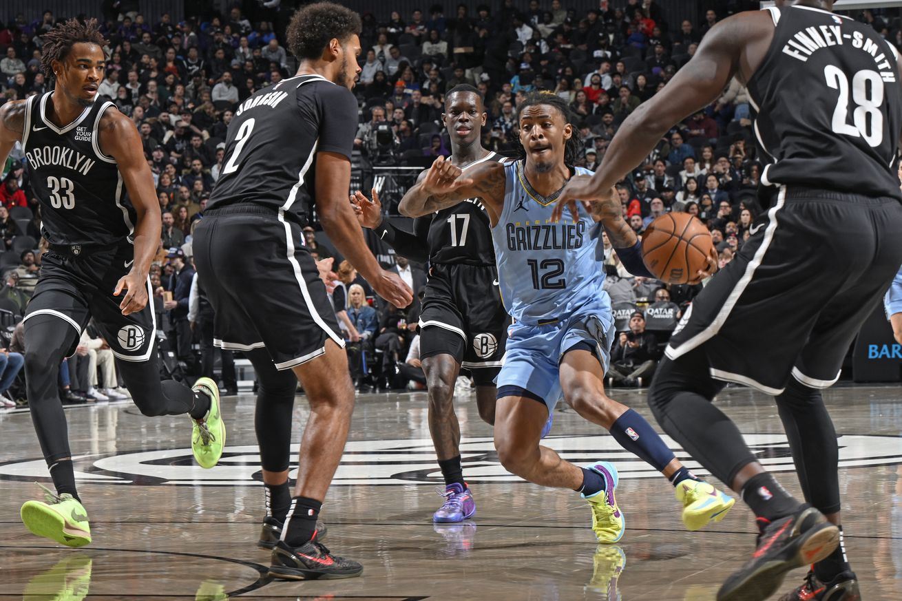 Memphis Grizzlies v Brooklyn Nets