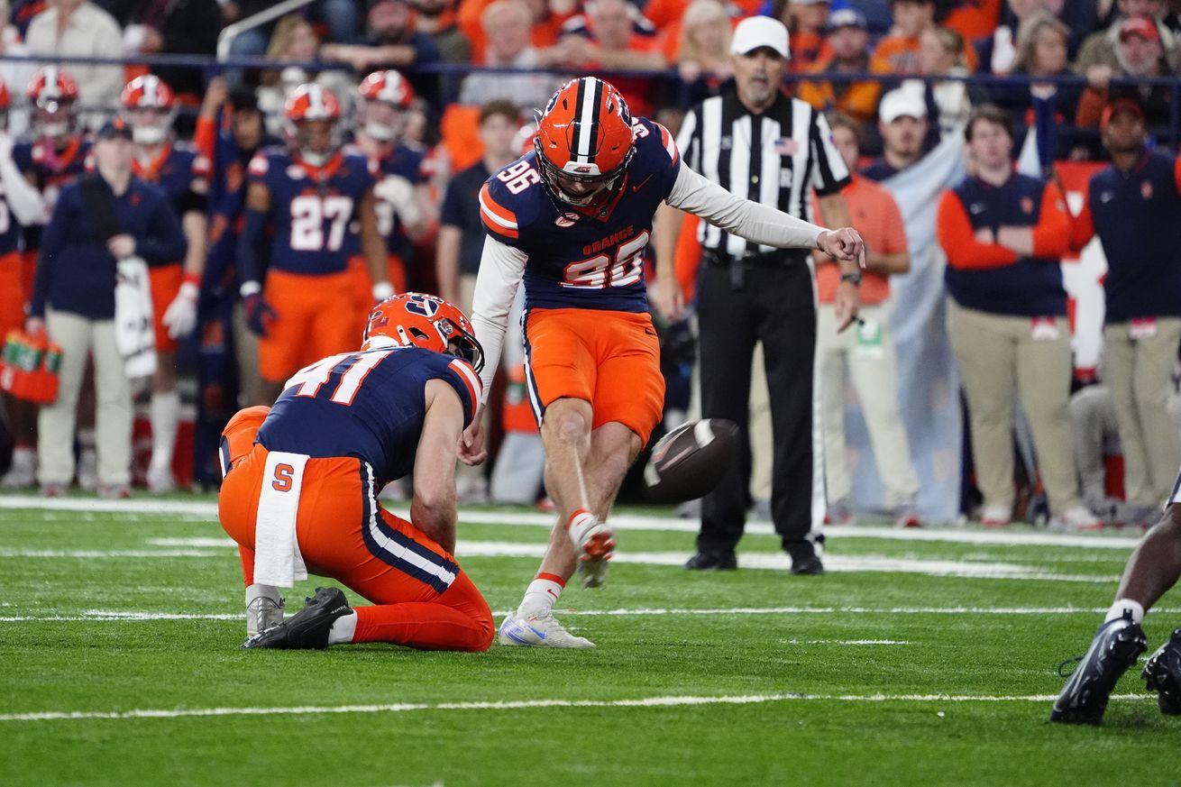 COLLEGE FOOTBALL: NOV 23 UConn at Syracuse