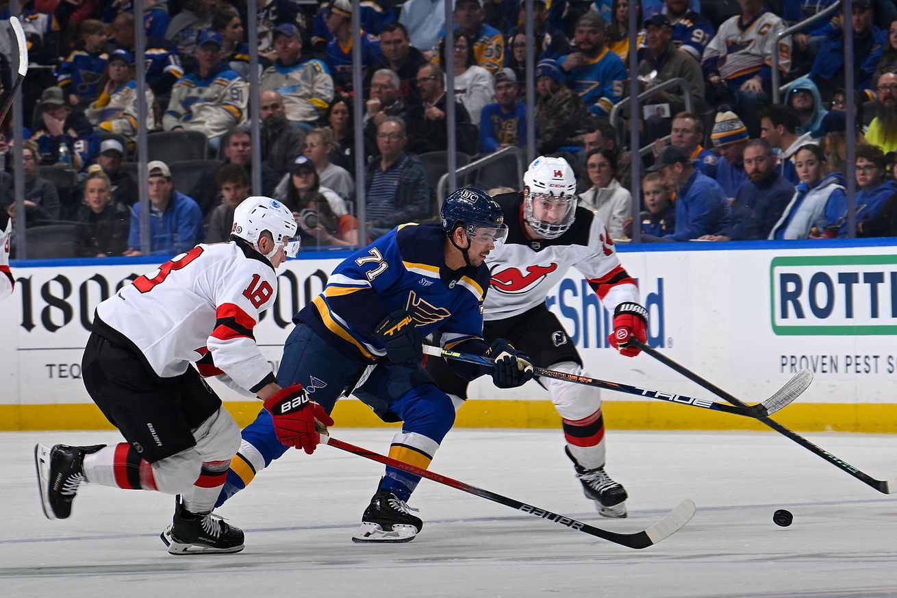 New Jersey Devils v St Louis Blues