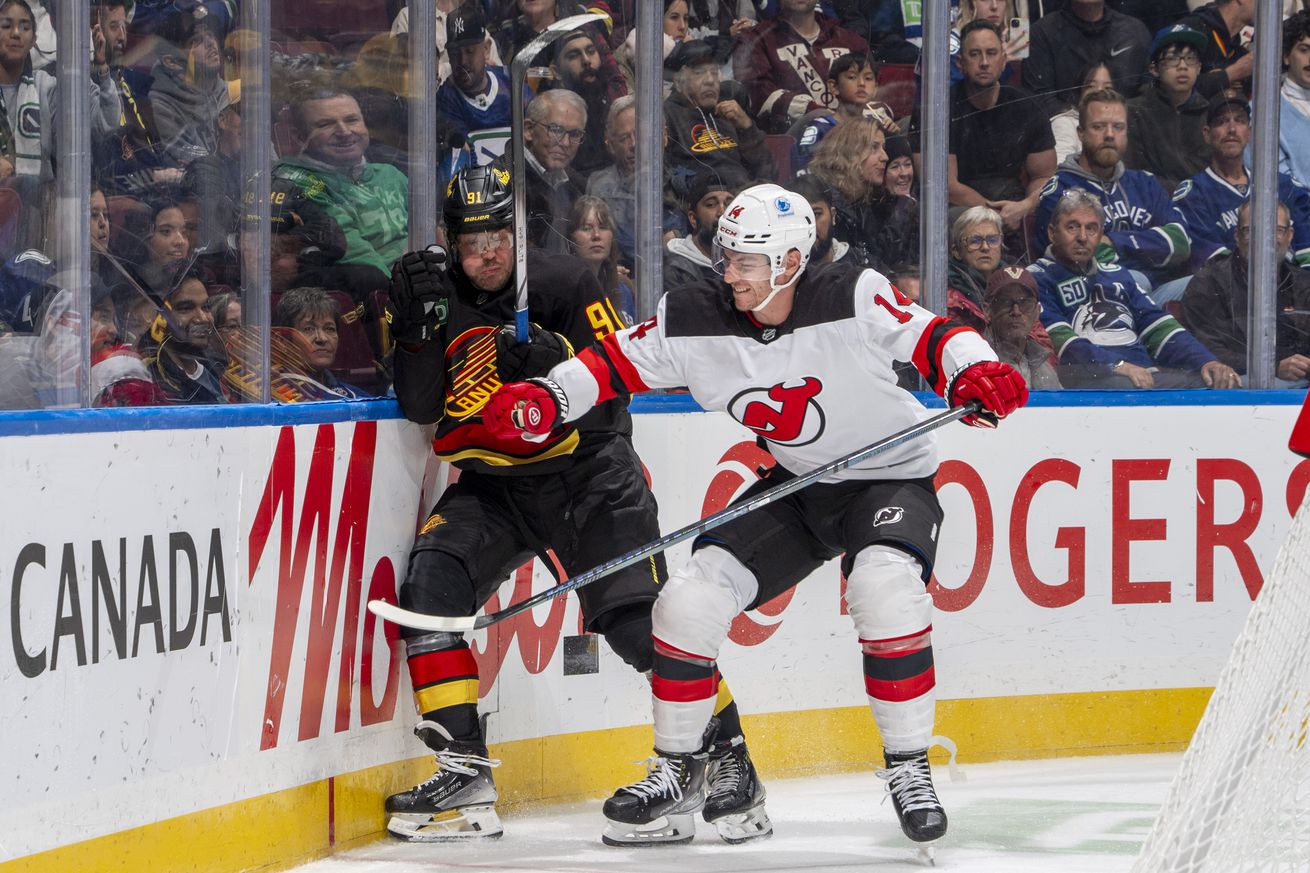 New Jersey Devils v Vancouver Canucks