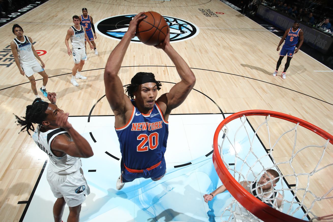 New York Knicks v Minnesota Timberwolves