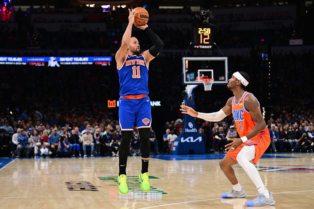 New York Knicks v Oklahoma City Thunder