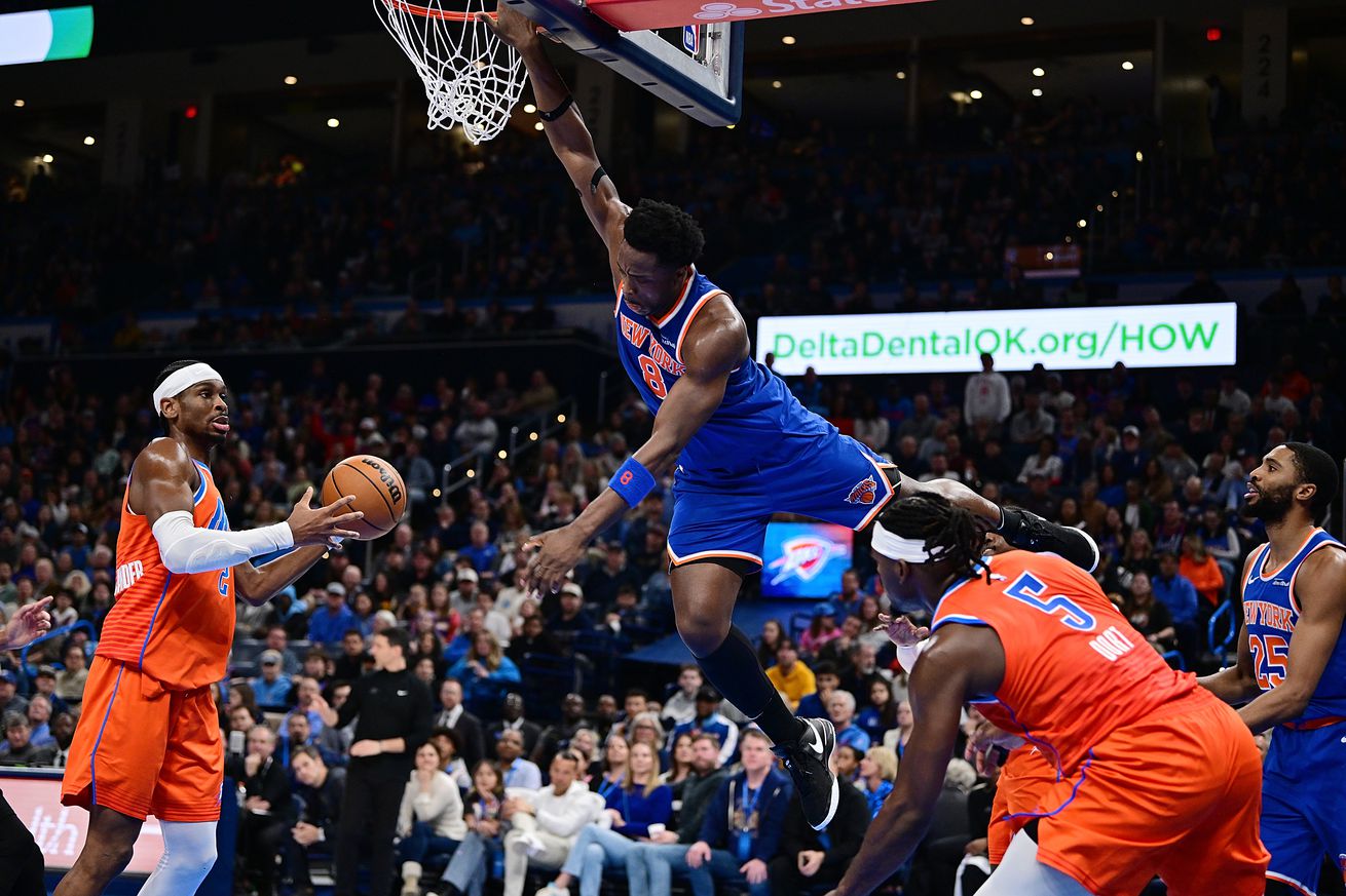 New York Knicks v Oklahoma City Thunder