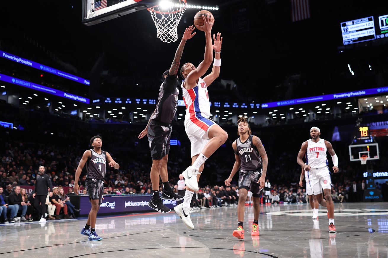 Detroit Pistons v Brooklyn Nets